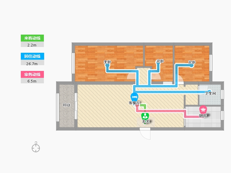 山东省-临沂市-翰林华府-80.00-户型库-动静线