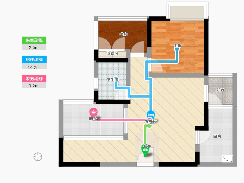 四川省-成都市-佳年华新生活-58.01-户型库-动静线