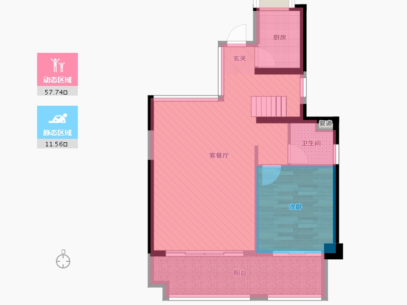 福建省-泉州市-鼎盛上城-61.20-户型库-动静分区