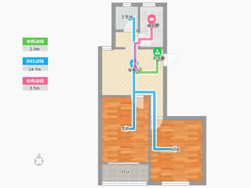 上海-上海市-由由五村-44.34-户型库-动静线