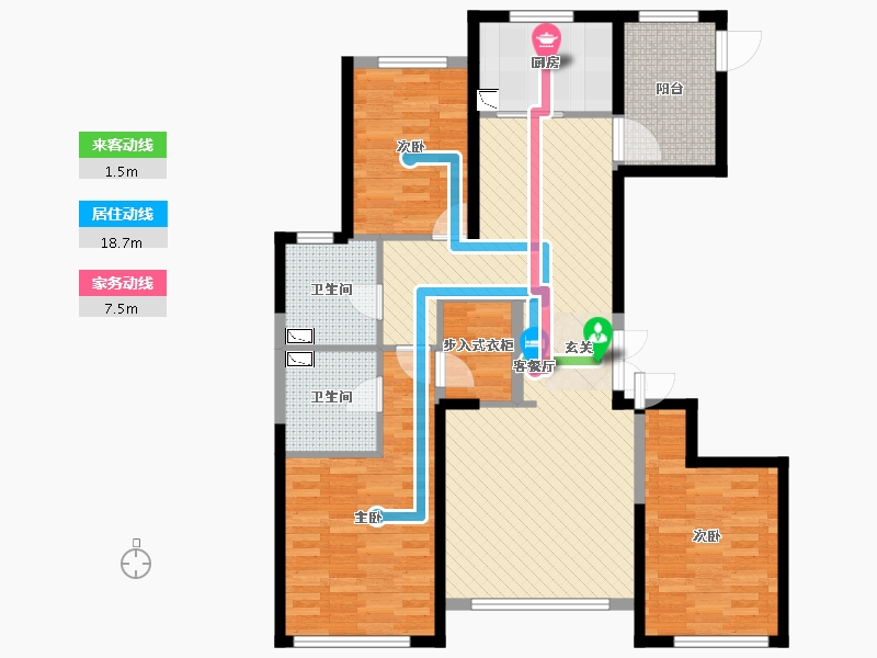 新疆维吾尔自治区-乌鲁木齐市-华御龙湾-102.20-户型库-动静线