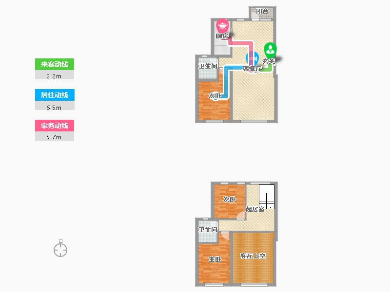 黑龙江省-大庆市-银河太阳城-125.52-户型库-动静线