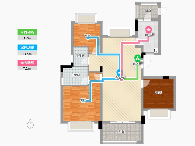 四川省-遂宁市-金科美湖湾-91.92-户型库-动静线