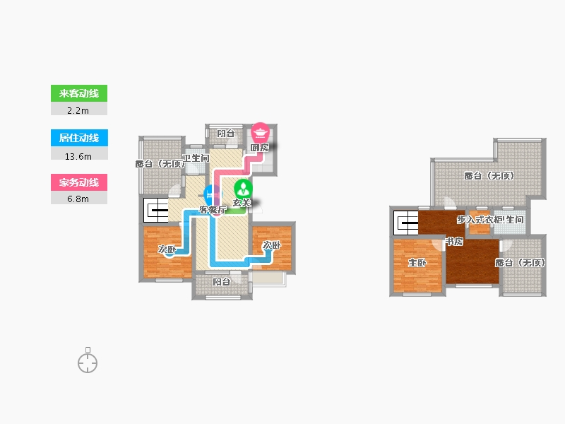 山东省-临沂市-保利堂悦-141.77-户型库-动静线