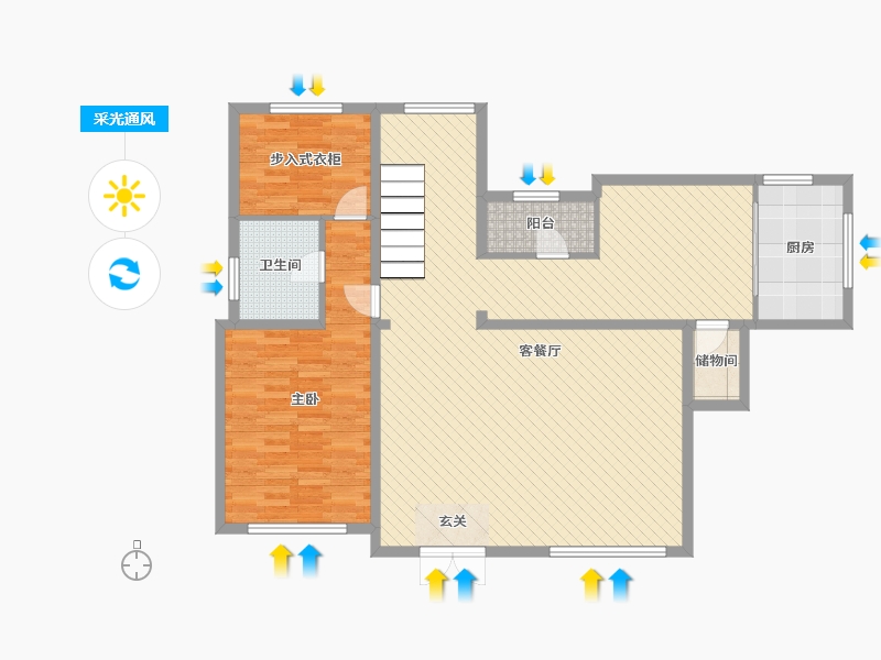 江苏省-无锡市-三房巷-115.24-户型库-采光通风