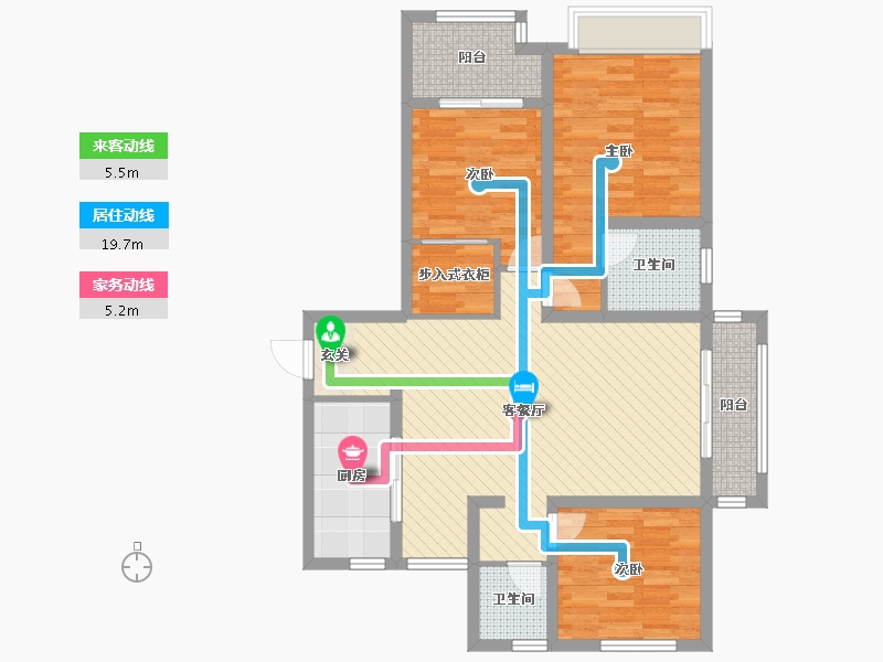 浙江省-衢州市-新城吾悦华府-94.31-户型库-动静线