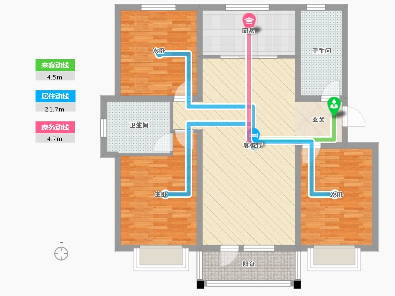 山东省-青岛市-奥润和府-99.99-户型库-动静线