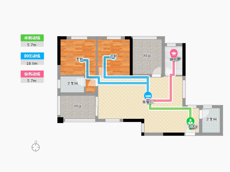 湖南省-长沙市-才子嘉都-78.64-户型库-动静线