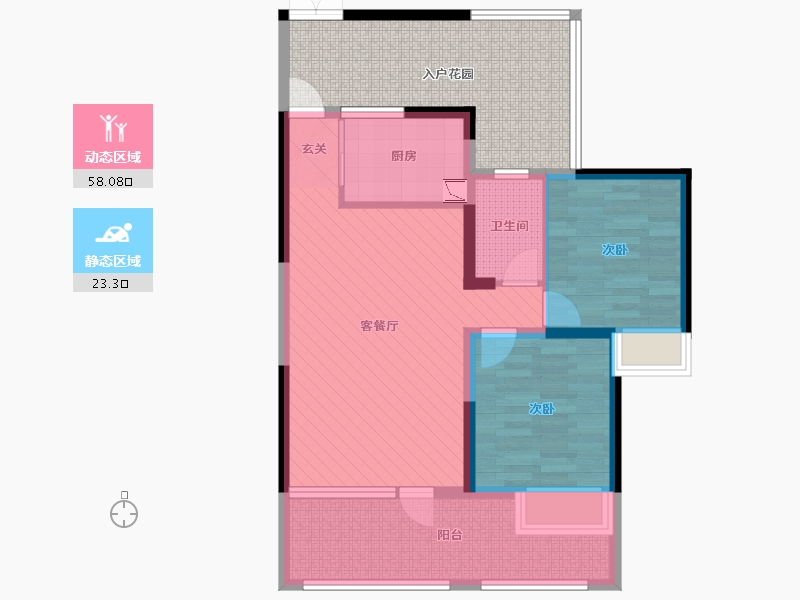 四川省-成都市-名著司南-87.04-户型库-动静分区