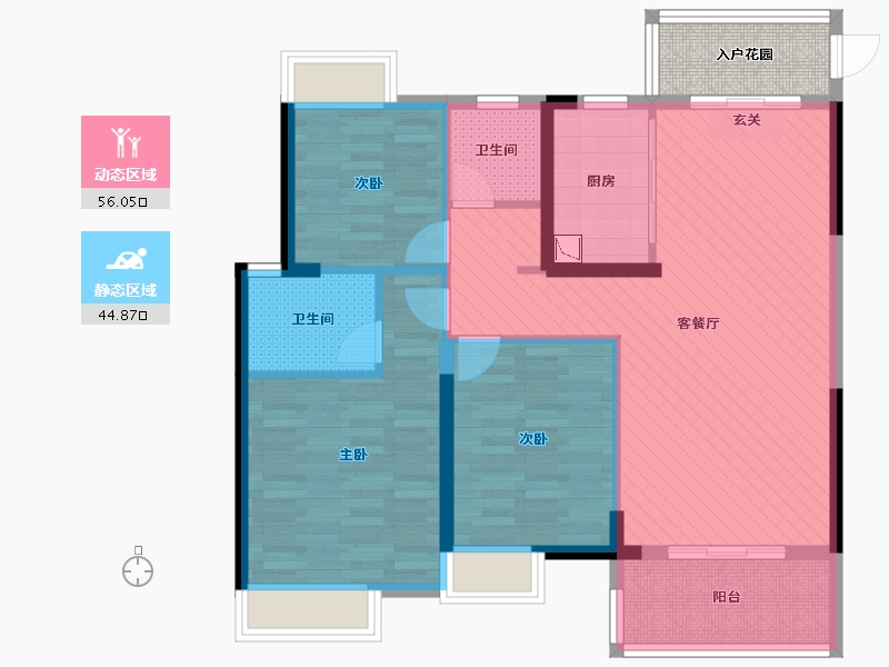 江西省-九江市-中奥天悦湾-94.00-户型库-动静分区