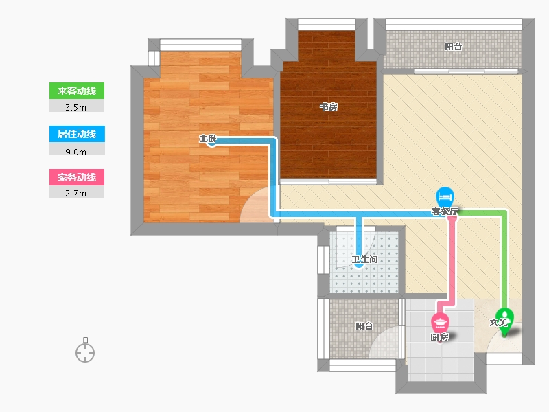 广东省-深圳市-皇庭世纪-37.55-户型库-动静线