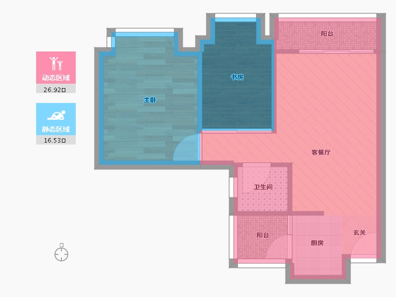 广东省-深圳市-皇庭世纪-37.55-户型库-动静分区