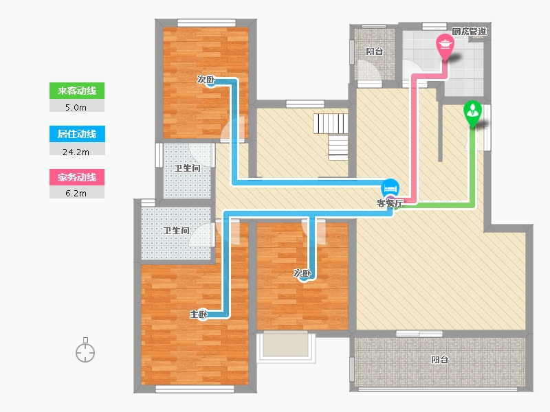 四川省-遂宁市-养生谷-106.80-户型库-动静线