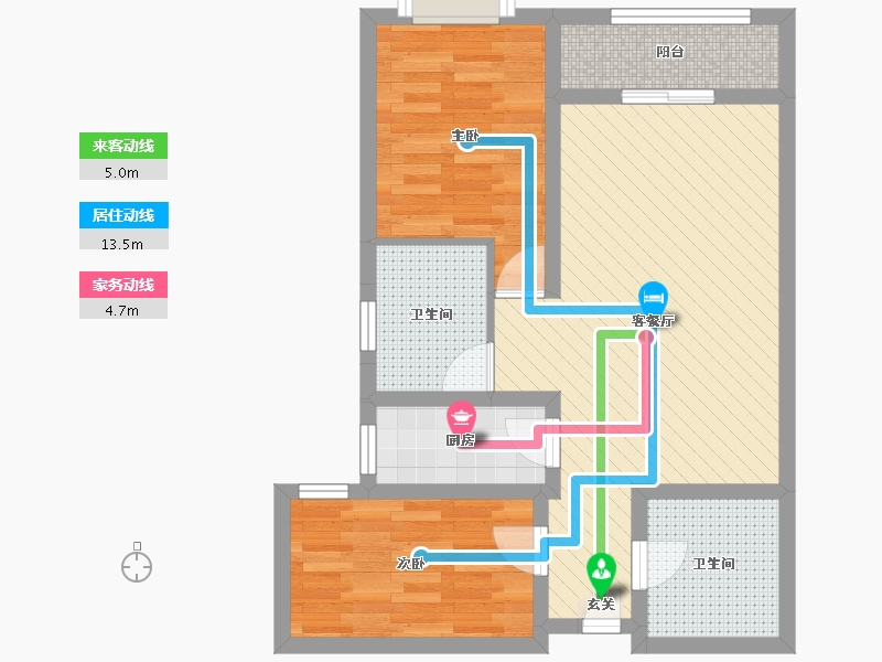 山西省-晋城市-阳光地带-62.14-户型库-动静线