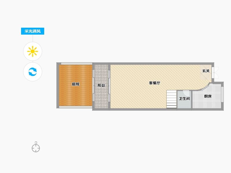 湖南省-长沙市-盈峰翠邸-90.02-户型库-采光通风