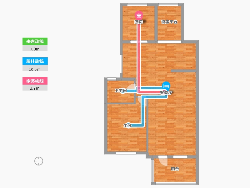 安徽省-宿州市-香格里拉-91.16-户型库-动静线