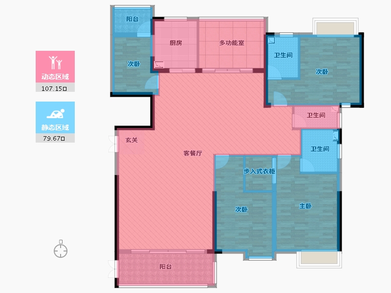 广东省-珠海市-华融琴海湾-167.99-户型库-动静分区