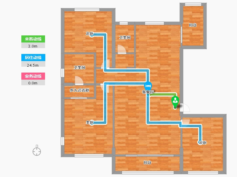 黑龙江省-哈尔滨市-顺迈欣郡-112.00-户型库-动静线