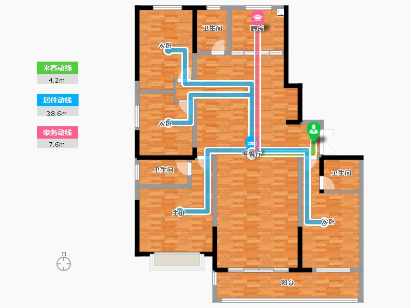 山东省-日照市-晨曦名郡-167.97-户型库-动静线