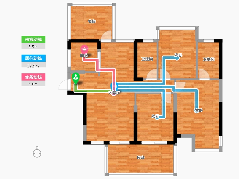 广西壮族自治区-南宁市-建发玺院-98.09-户型库-动静线