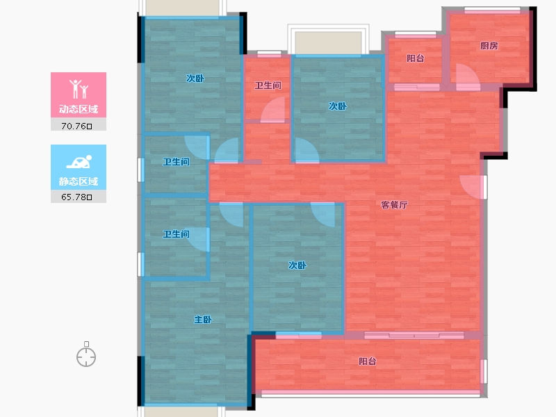 福建省-三明市-建发永郡-124.44-户型库-动静分区