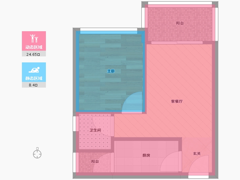 广东省-深圳市-万科红-一期-28.33-户型库-动静分区