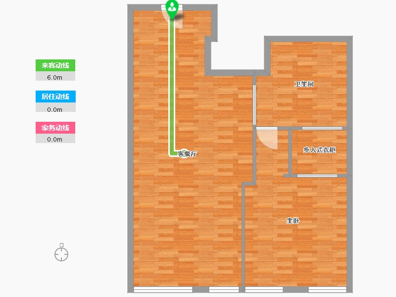 北京-北京市-梵悦108A2东塔108m²-86.40-户型库-动静线