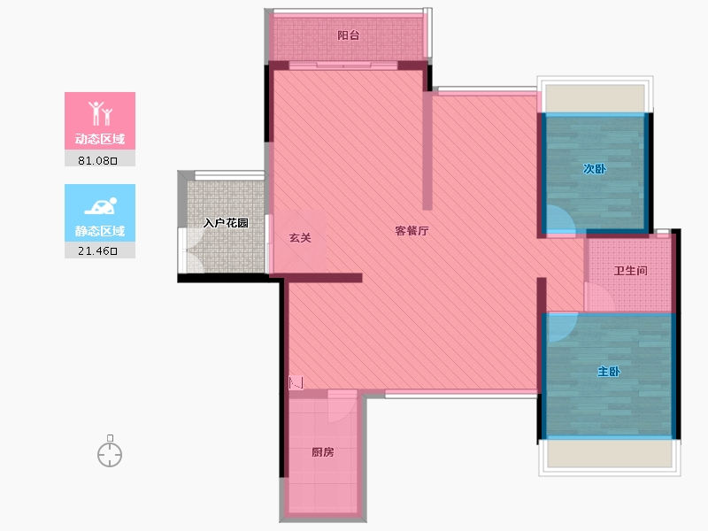 广西壮族自治区-南宁市-江南华府-96.26-户型库-动静分区