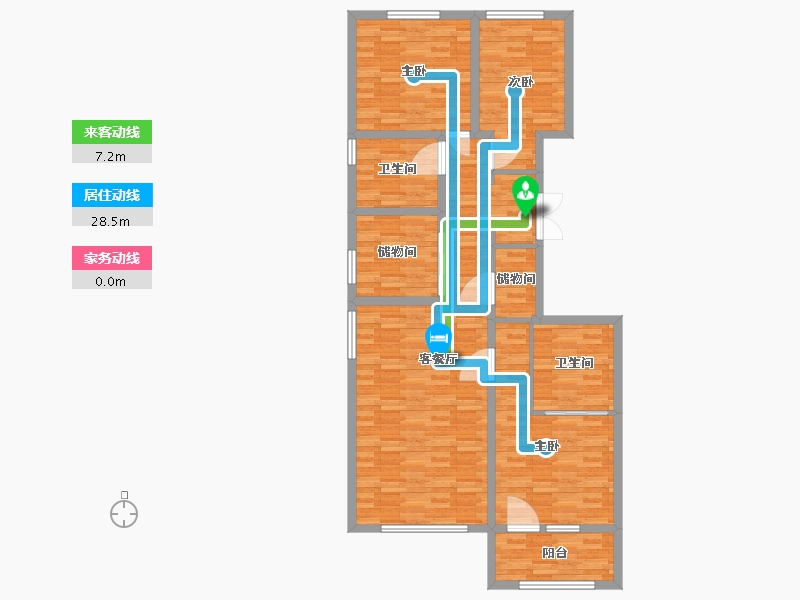 北京-北京市-保利和光逸境-114.40-户型库-动静线