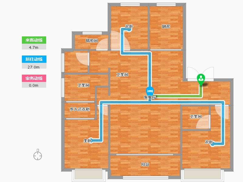 北京-北京市-绿地海珀云翡6号楼,5号楼（现房7号楼）178m²-142.40-户型库-动静线