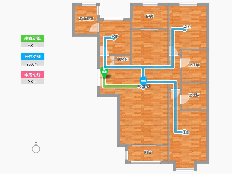 北京-北京市-国韵村1号楼,5号楼,7号楼,8号楼,10号楼,11号楼,12号楼,13-106.49-户型库-动静线