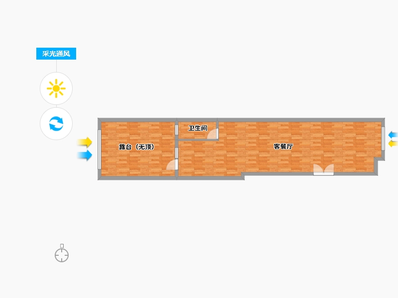 吉林省-长春市-御翠园-81.86-户型库-采光通风