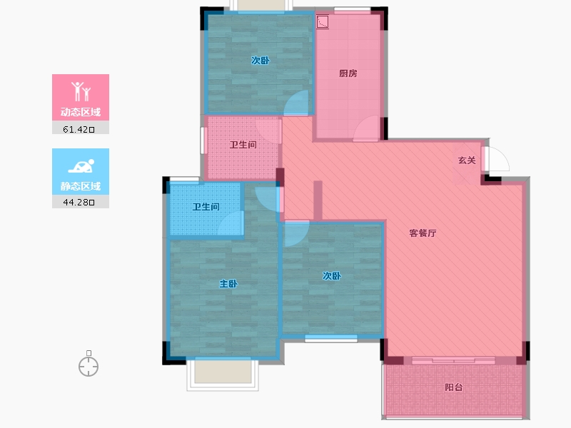 江西省-鹰潭市-信江国际-95.30-户型库-动静分区