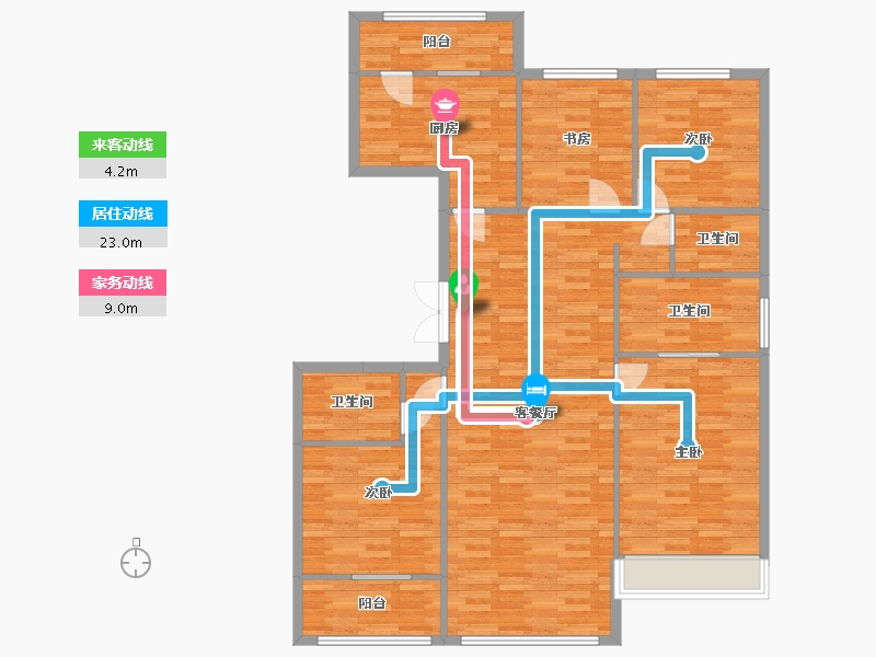 北京-北京市-现房12号楼（原2号楼）,3号楼,现房18号楼,现房19号楼,8号楼,9号楼,-126.53-户型库-动静线