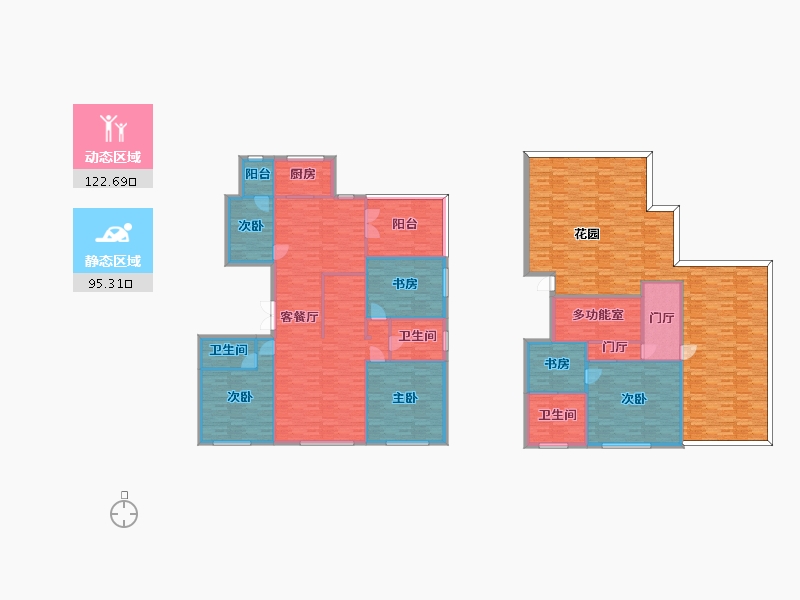 北京-北京市-北京城建国誉府A3号楼,A4号楼,A5号楼,A6号楼,A7号楼,A8号楼,A-290.74-户型库-动静分区