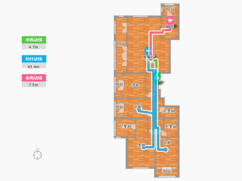 北京-北京市-西山御园5号楼,6号楼,7号楼,9号楼,10号楼,11号楼,12号楼19-183.41-户型库-动静线