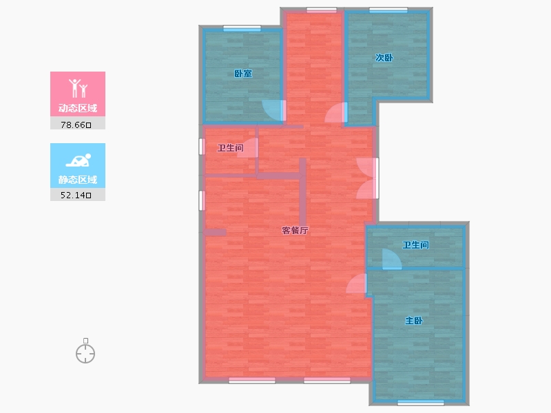 北京-北京市-西山上品湾MOMA10147㎡-116.66-户型库-动静分区