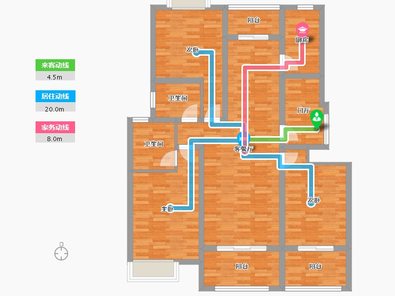 河南省-周口市-铂悦府-108.00-户型库-动静线