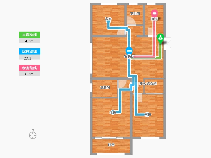 山东省-泰安市-世纪康城-114.01-户型库-动静线