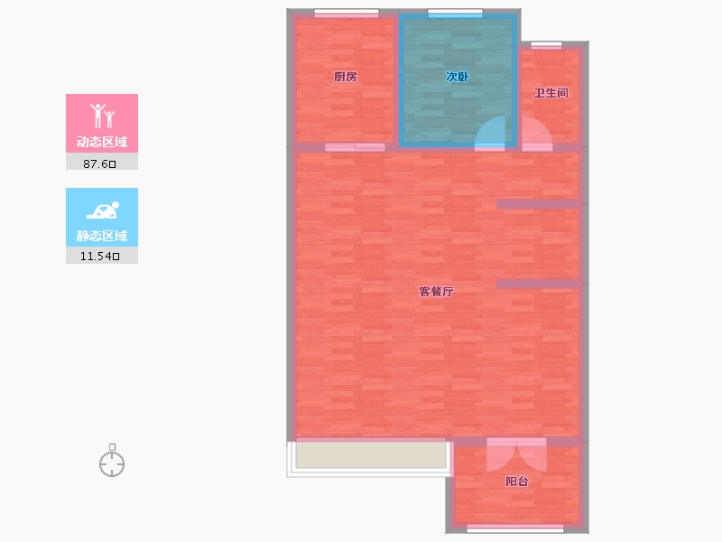 河南省-洛阳市-洛阳府-90.00-户型库-动静分区