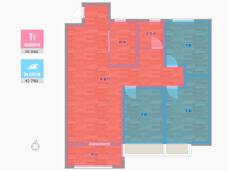 山东省-日照市-春城世家-98.00-户型库-动静分区