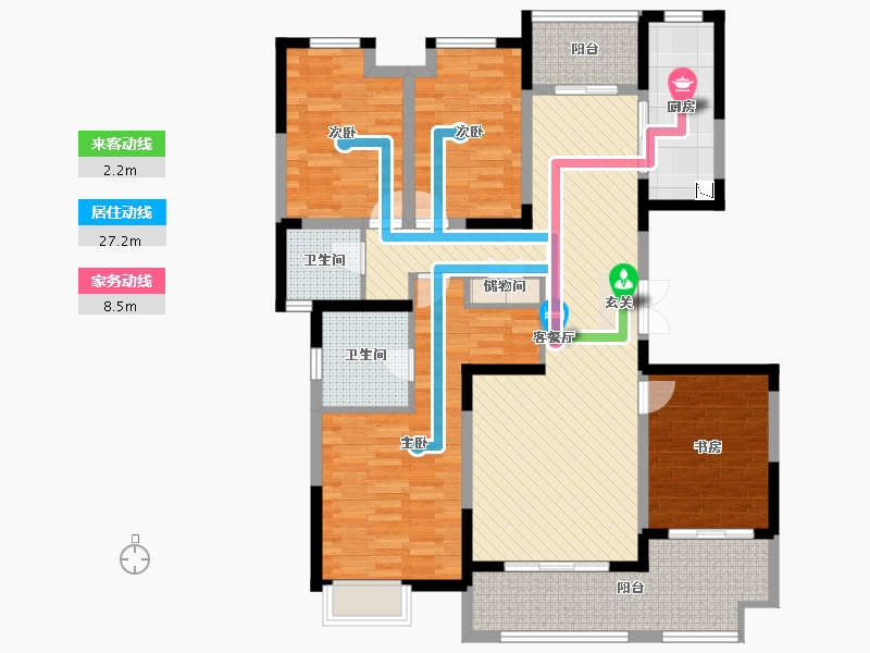 陕西省-西安市-华清学府城-121.50-户型库-动静线