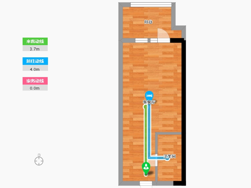 河南省-郑州市-保利心语建面37m2-29.60-户型库-动静线