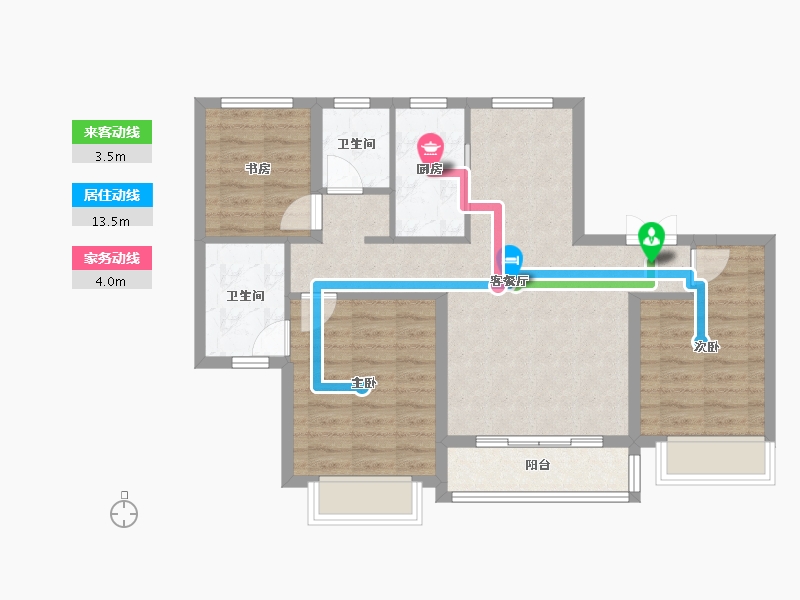 山西省-临汾市-未来城-77.29-户型库-动静线