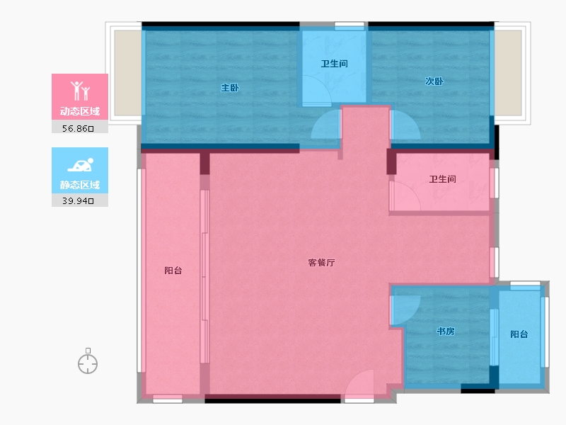 福建省-三明市-建发-87.82-户型库-动静分区