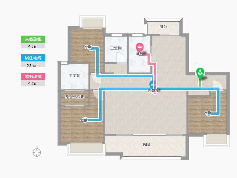 江西省-南昌市-龙湖煌盛春江天玺-108.00-户型库-动静线