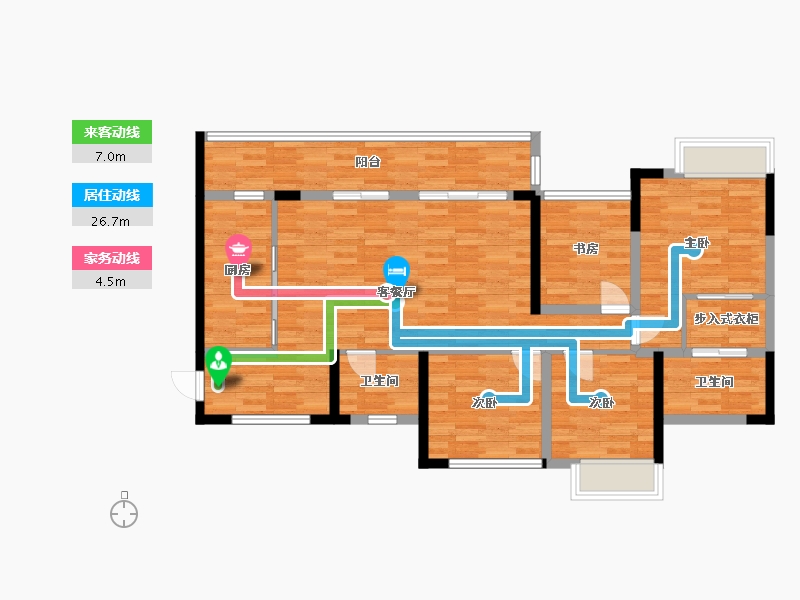 四川省-成都市-大学里-103.30-户型库-动静线