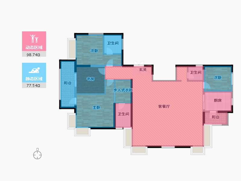 山东省-济南市-和润幸福城-158.01-户型库-动静分区