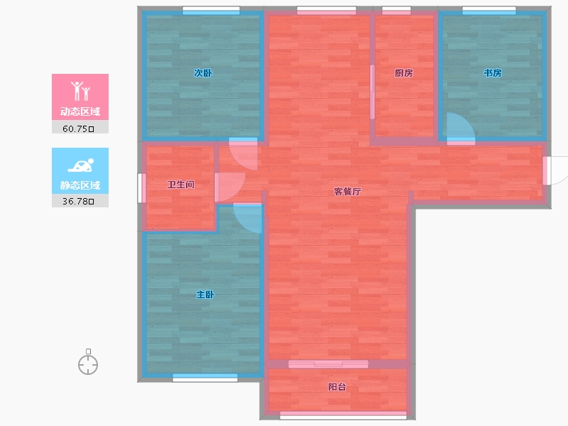 山西省-大同市-桐城新林-87.15-户型库-动静分区