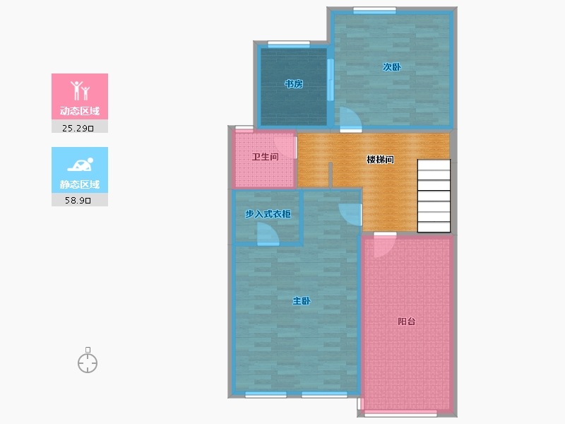 江苏省-徐州市-久隆澜桥-90.16-户型库-动静分区